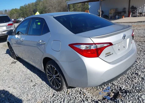 2014 Toyota Corolla S Plus from USA, damaged, VIN 2T1BURHE4EC098609